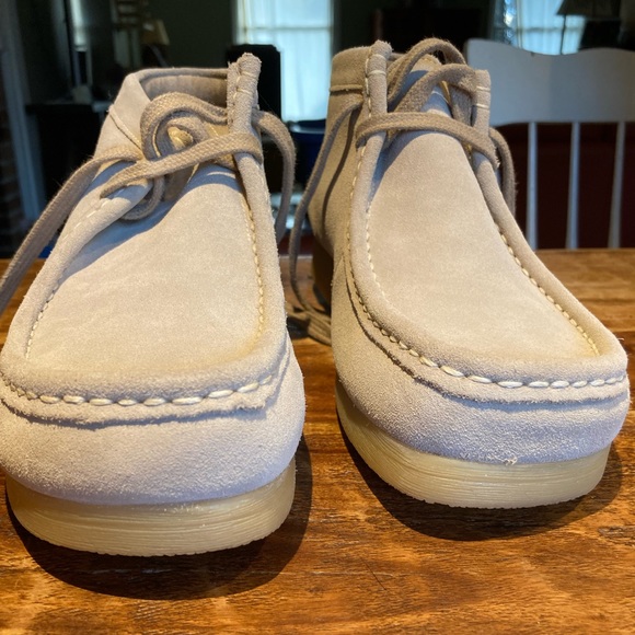 clarks tan suede boots